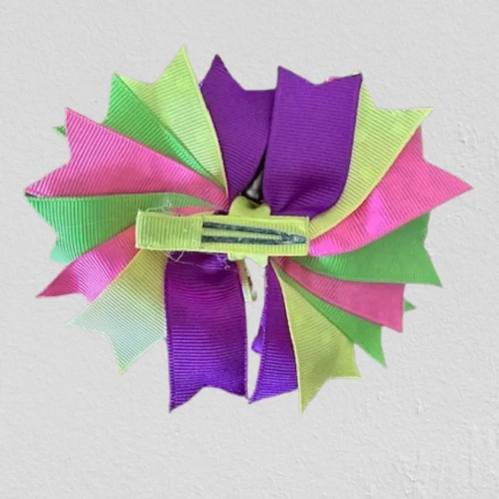 Yellow Easter Bunny Deluxe Bow  5B4517  Handmade Boutique